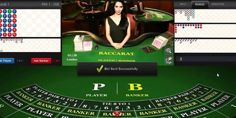 Nắm bắt các chuỗi bài baccarat