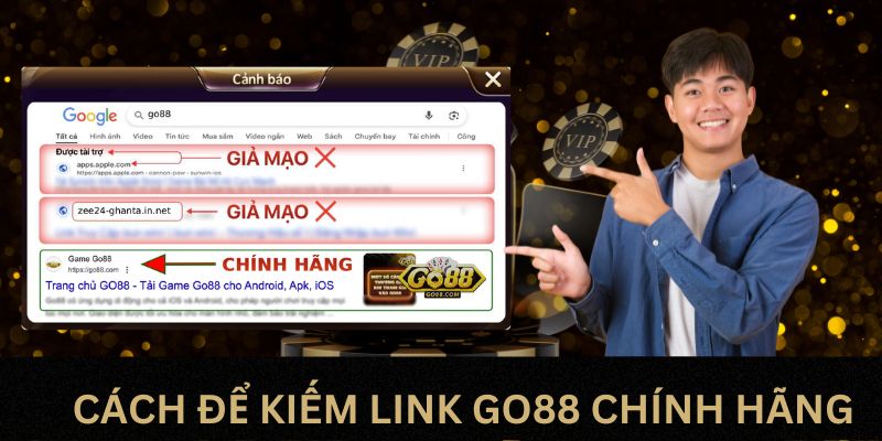 Cách nhận biết nhanh GO88 chính hãng qua link vào